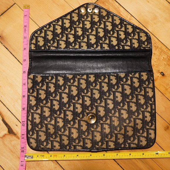 Vintage Christian Dior Monogram Trotter Canvas Clutch Bag - Picture 7 of 11